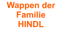 Wappen der  Familie HINDL